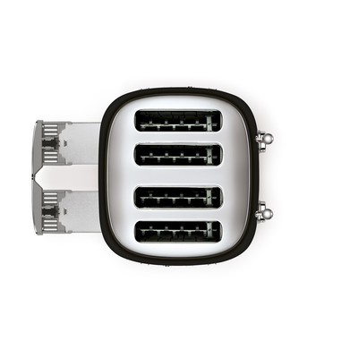 SMEG KENYÉRPIRÍTÓ, retro, 2x2 szeletes, fekete - Image 6