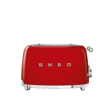 SMEG KENYÉRPIRÍTÓ, retro, 2x2 szeletes, piros