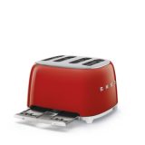 SMEG KENYÉRPIRÍTÓ, retro, 2x2 szeletes, piros - Image 5
