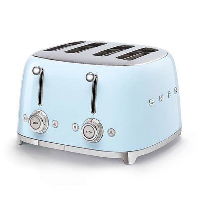 SMEG KENYÉRPIRÍTÓ, retro, 2x2 szeletes, világoskék - Image 2