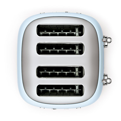 SMEG KENYÉRPIRÍTÓ, retro, 2x2 szeletes, világoskék - Image 4
