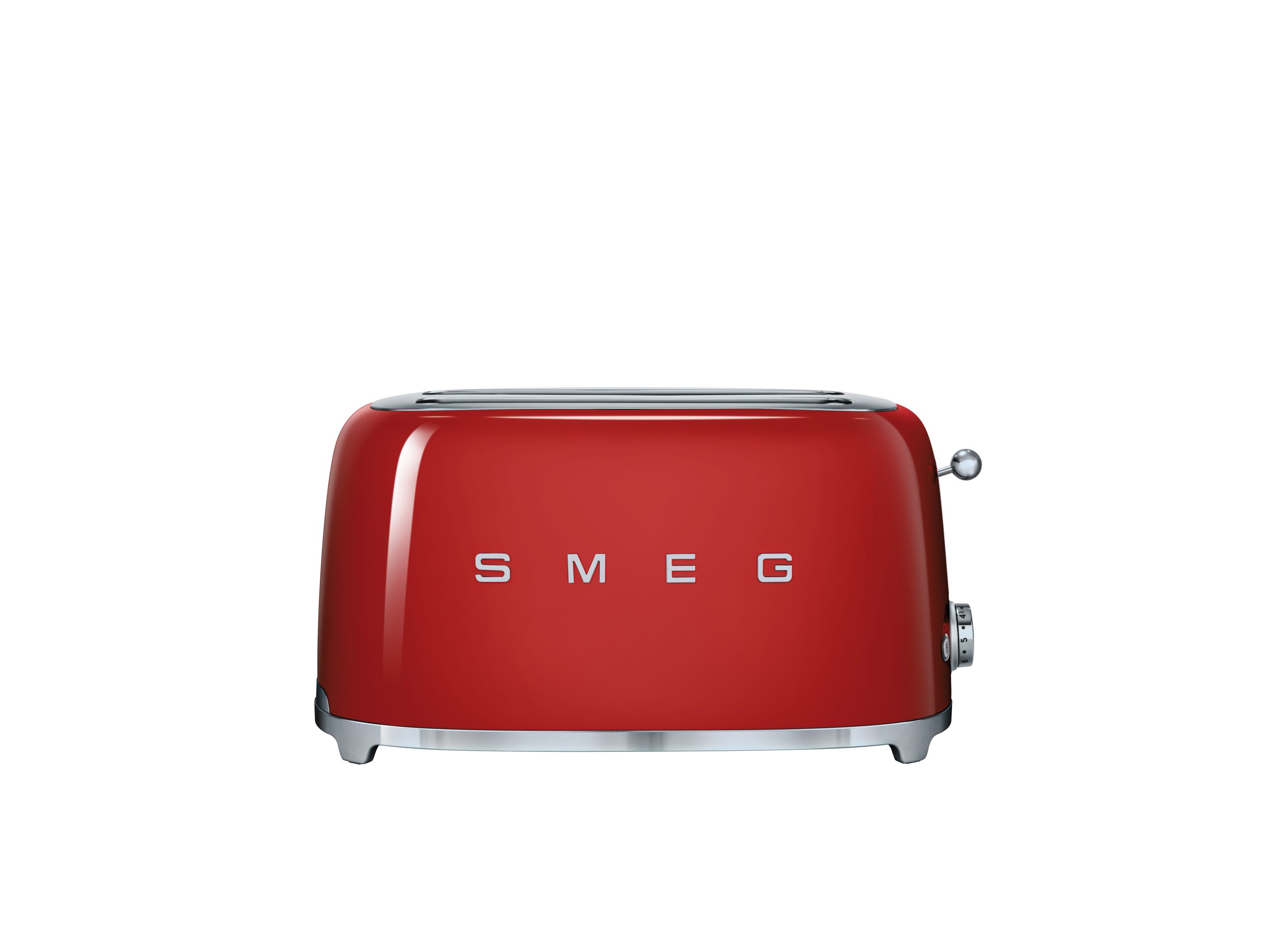 SMEG KENYÉRPIRÍTÓ, retro, 4 szeletes, piros - TSF02RDEU
