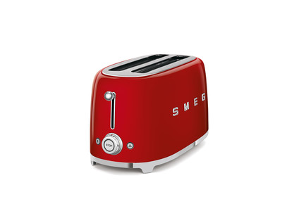 SMEG KENYÉRPIRÍTÓ, retro, 4 szeletes, piros - Image 2