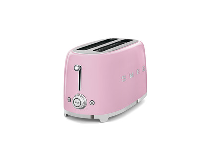 SMEG KENYÉRPIRÍTÓ, retro, 4 szeletes, rózsaszín - Image 2