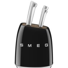 SMEG KÉS KÉSZLET, retro, fekete
