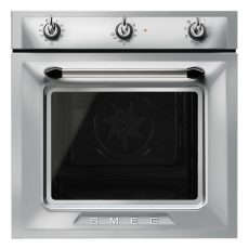 SMEG LÉGKEVERÉSES SÜTŐ, Victoria design, 60 cm, analóg, inox