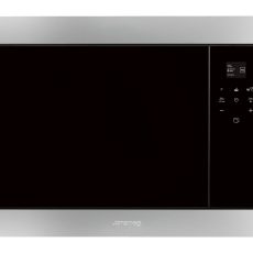 SMEG MIKROHULLÁMÚ SÜTŐ, Classic design, beépíthető, 20 liter, inox