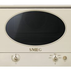 SMEG MIKROHULLÁMÚ SÜTŐ, Colonial design, beépíthető, 22 liter, analóg, bézs
