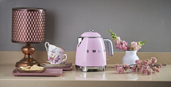 SMEG MINI VÍZFORRALÓ, retro, rózsaszín - Image 6