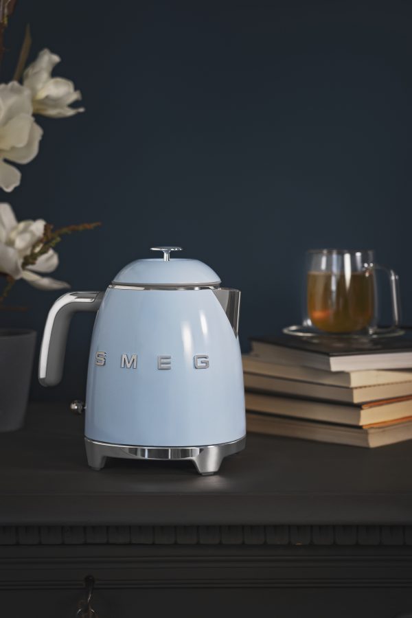 SMEG MINI VÍZFORRALÓ, retro, pasztel kék - Image 8