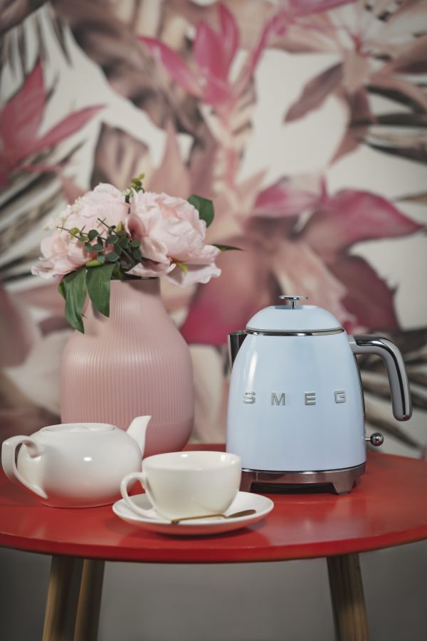 SMEG MINI VÍZFORRALÓ, retro, pasztel kék - Image 10