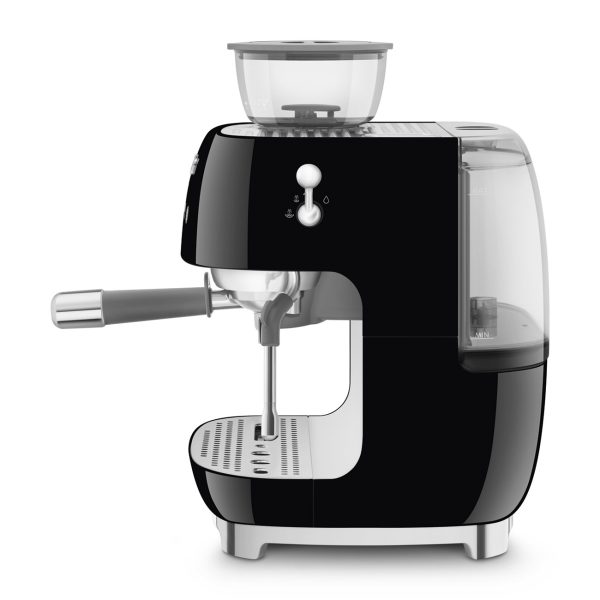 SMEG ŐRLŐVEL KOMBINÁLT ESPRESSO KÁVÉFŐZŐ, fekete - Image 2