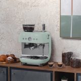 SMEG ŐRLŐVEL KOMBINÁLT ESPRESSO KÁVÉFŐZŐ, világoszöld - Image 4