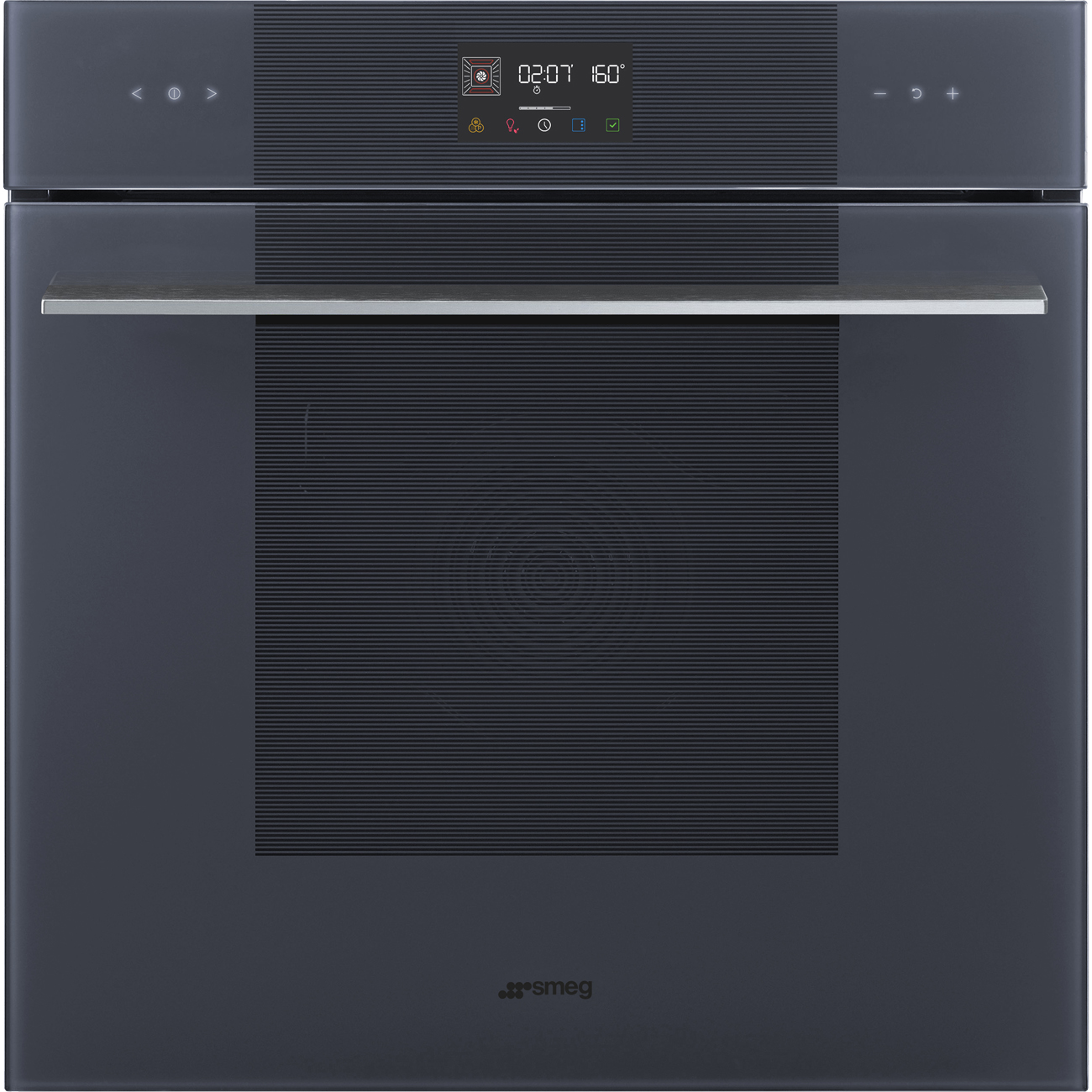 SMEG PIROLITIKUS HŐLÉGKEVERÉSES SÜTŐ, Linea design, Galileo, 60 cm, ES LCD, neptune szürke üveg - SOP6102TG