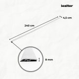 Vinyl SPC padló szintkiegyenlítő Tanami tölgy 2400x45x8 mm - Image 3