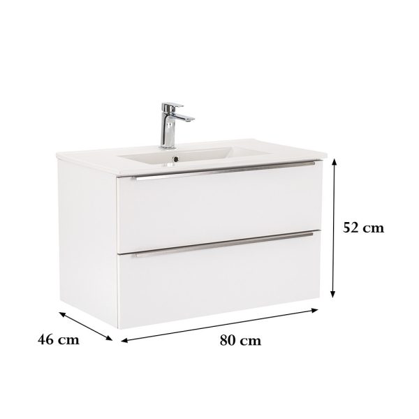 Vario Trim 80 alsó szekrény mosdóval - Image 3