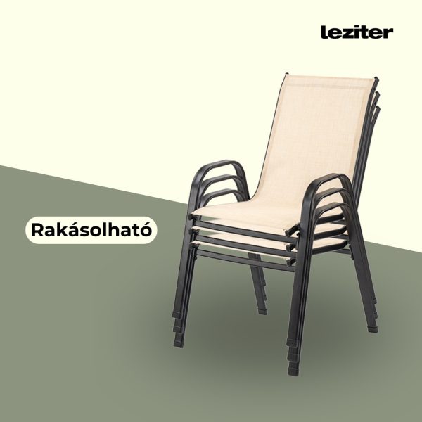 Como kerti szék bézs -YX-C04 - Image 5
