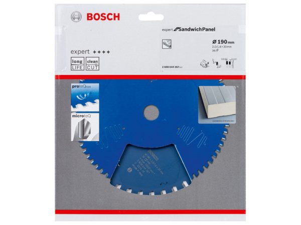 Bosch fűrésztárcsa szendvicspanelhoz  190x30x2,0mm / 36T - Image 2