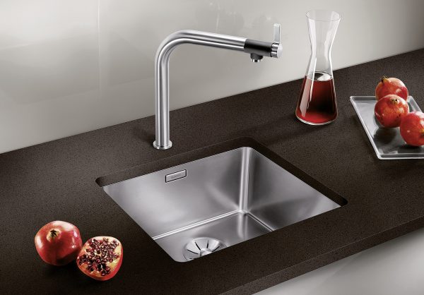 Blanco ANDANO 450-U rozsdamentes egymedencés mosogató 490 x 440 x 190 InFino® szűrőkosár – 522963 - Image 2