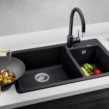 Blanco Legra 8 két medencés gránit mosogató fehér 78 x 50 cm - 526226 - Image 2