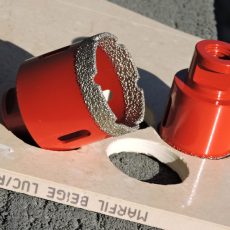 Diatech piros gyémántfúró 68mm M14 sarokcsiszolóhoz