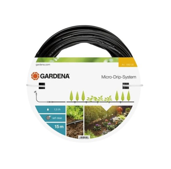 Gardena MD hosszabbító csepegtető cső
4,6 mm (3/16')  készlet erejéig