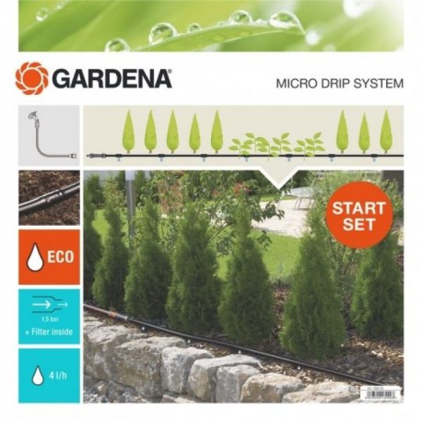 Gardena MD indulókészlet növénysorokhoz S
4,6 mm (3/16') Készlet erejéig!