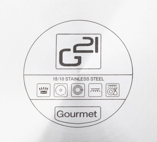 G21 Gourmet Magic 28 cm átmérőjű főzőedény, rozsdamentes acél - Image 8