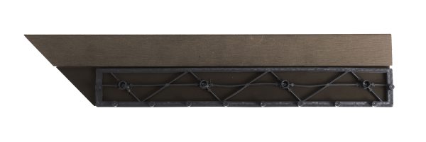 G21 Indiai teak átvezető profil a WPC burkolócsempékhez, 38,5 x 7,5 cm sarok (bal) - Image 4
