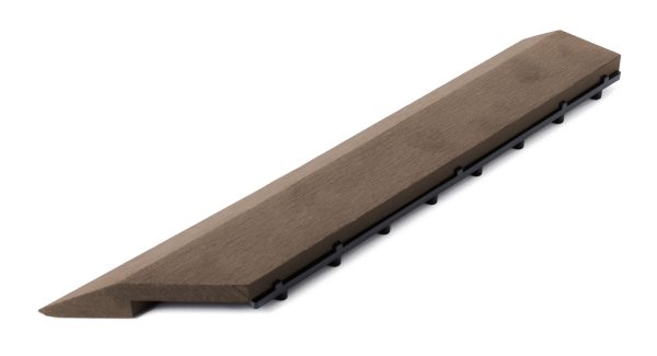 G21 Indiai teak átvezető profil a WPC burkolócsempékhez, 38,5 x 7,5 cm sarok (jobb) - Image 3
