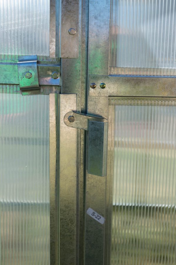 G21 GZ 59 Üvegház, 251 x 311 cm, galvanizált, alapzattal - Image 6