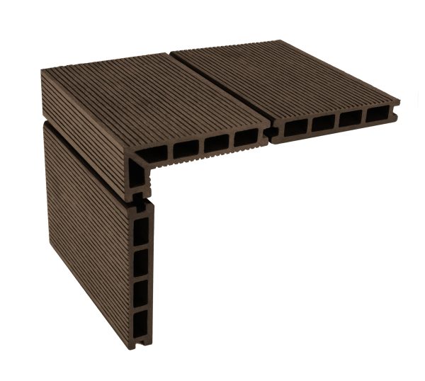 G21 kültéri padlóburkolat 2,5 x 14 x 300 cm, Indiai teak szín, WPC anyag - Image 4
