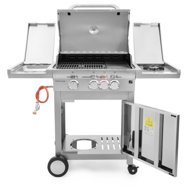 G21 California BBQ Premium line gázgrill, 4 égőfej + ajándék nyomáscsökkentő - Image 4