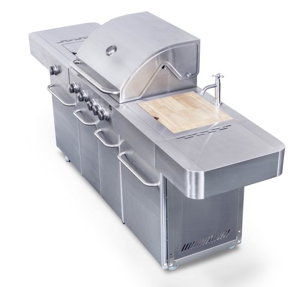 G21 Arizona gázgrill, BBQ Premium Line konyha 6 égőfej + ajándék nyomáscsökkentő - Image 7
