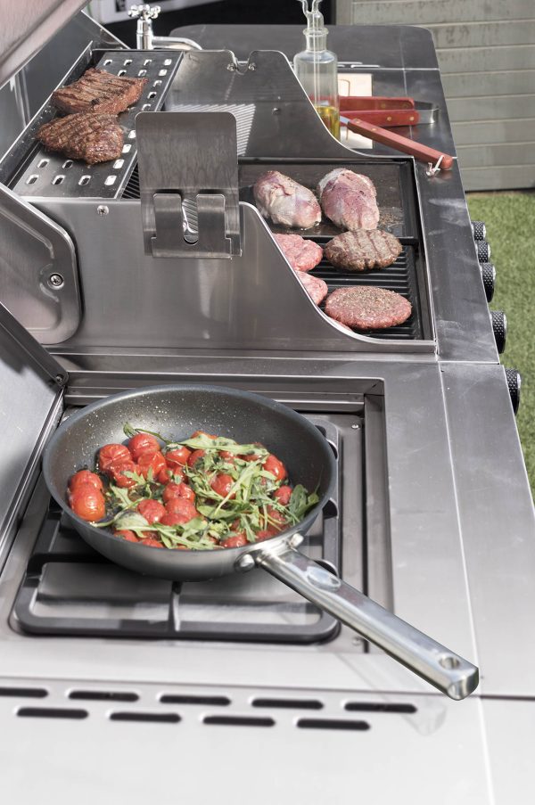 G21 Arizona gázgrill, BBQ Premium Line konyha 6 égőfej + ajándék nyomáscsökkentő - Image 9