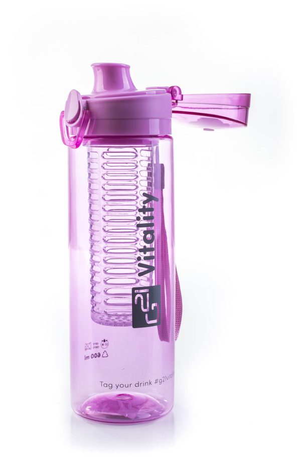 G21 smoothie/juice palack, 600 ml, lila - Image 2