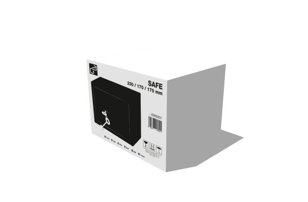 G21 széf kulcsos zárral 230 x 170 x 170 mm - Image 4