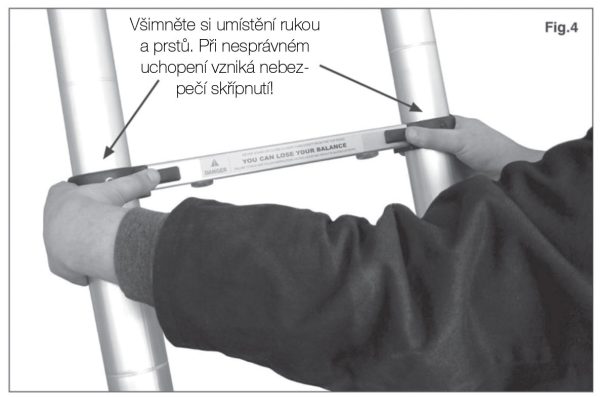 G21 GA-TZ9-2,6M teleszkópos létra, alumínium - Image 3