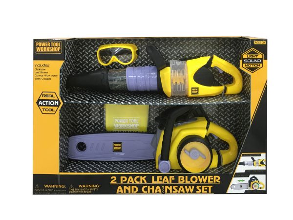 G21 játék -  DELUXE TOOLS elemes lombfúvó és motoros fűrész - Image 7
