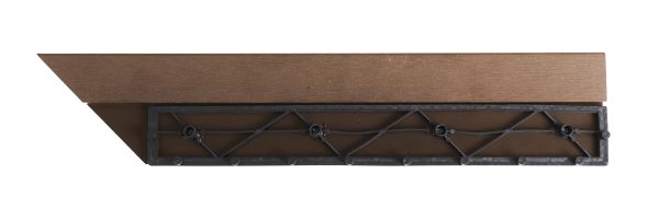 G21 Cseresznye átvezető profil a WPC burkolócsempékhez, 38,5 x 7,5 cm sarok (bal) - Image 4