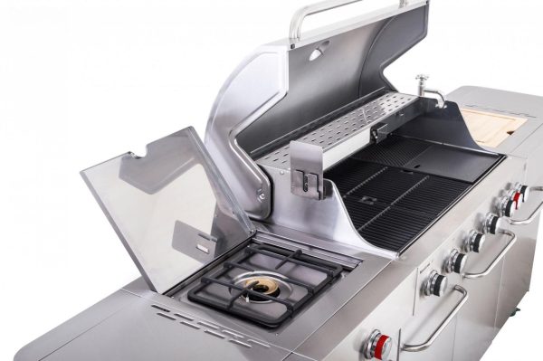 G21 Nevada BBQ konyha Premium Line gázgrill, 8 égőfej + ajándék nyomáscsökkentő - Image 2
