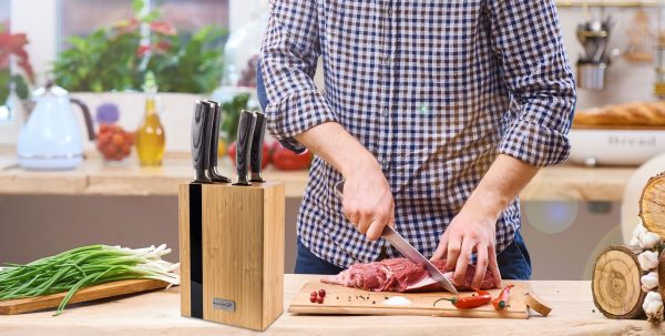 Késkészlet G21 Gourmet Rustic 5 db + bambusz késtartó - Image 9
