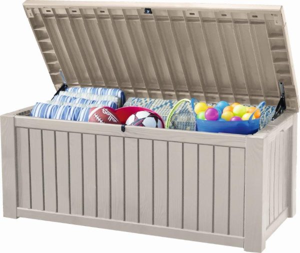 Kerti box Keter Rockwood 570 L krémszínű - Image 2