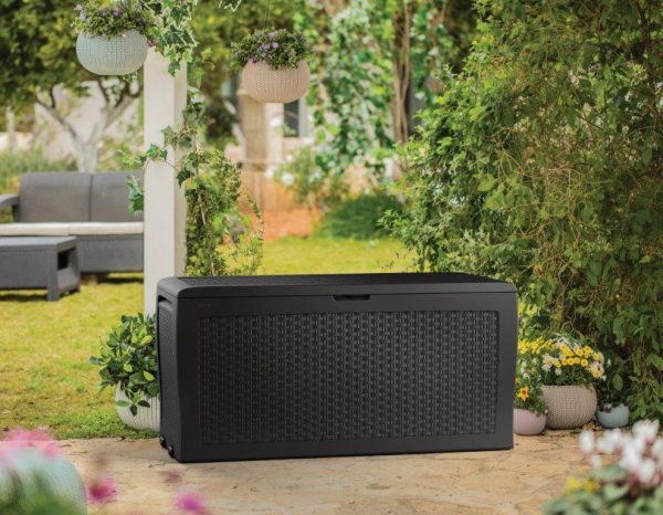 Kerti box Keter Samoa Rattan Box 270L barna - Image 3