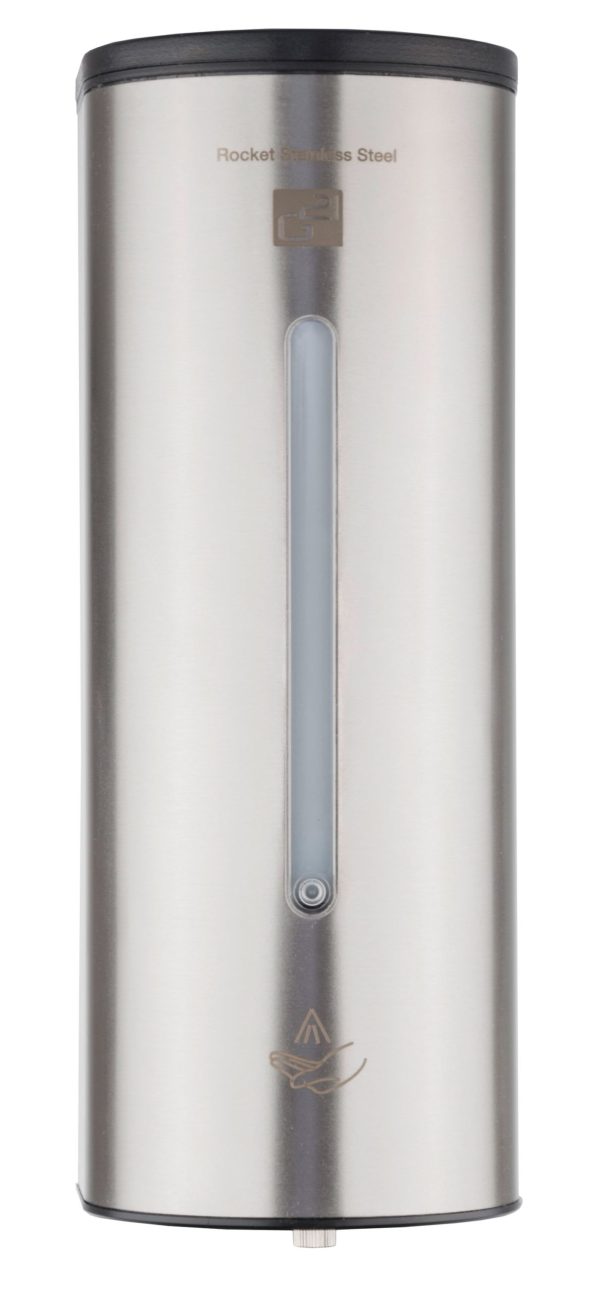G21 Rocket Stainless Steel automatikus kézfertőtlenítő adagoló, 1000 ml - Image 2