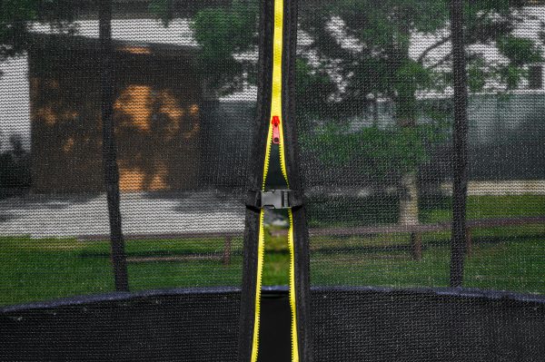 G21 SpaceJump trambulin védőhalóval, 366 cm, ajándék létrával, piros színben - Image 2