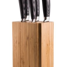 Késkészlet G21 Gourmet Stone 5 db + bambusz késtartó