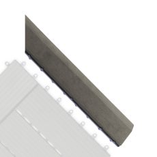 G21 Incana átvezető profil a WPC burkolócsempékhez, 38,5 x 7,5 cm sarok (jobb)