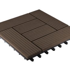 G21 Palmyra WPC burkolócsempe, indiai teak színben 2,3x30x30 cm