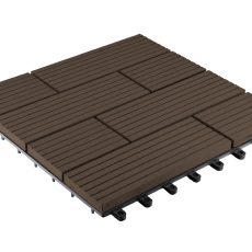 G21 Samoa WPC burkolócsempe, indiai teak színben 2,3x30x30 cm
